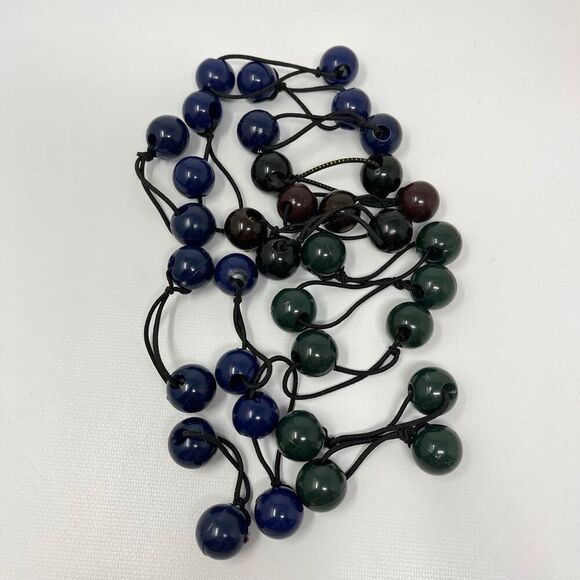 Twin Bead Hair Knocker Pony Tail Holders Bubbles Balls Tie Backs Lot of 156 Sets main image 7